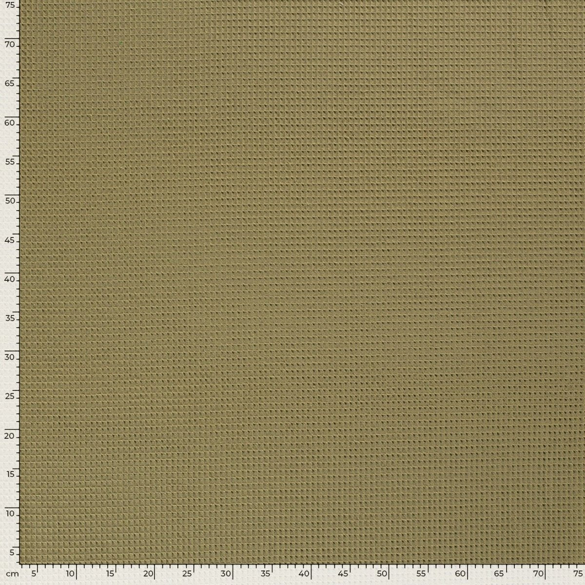 Cotton Waffle Olive Green - Lametru.ro