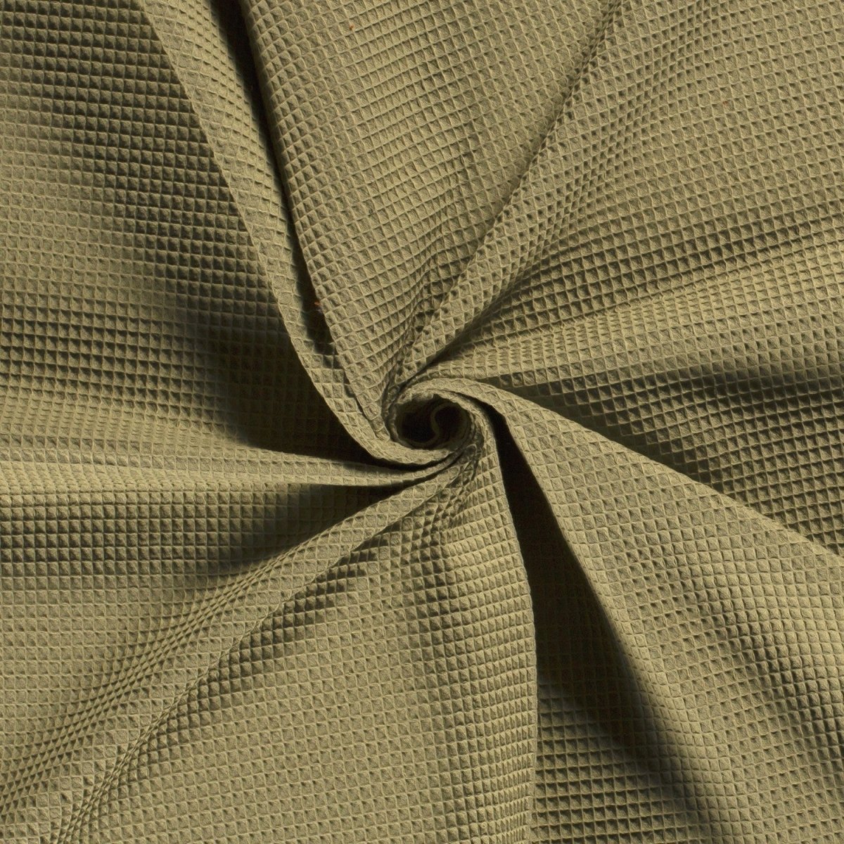 Cotton Waffle Olive Green - Lametru.ro