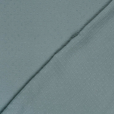 Muselina Dubla Dobby Dots Indigo