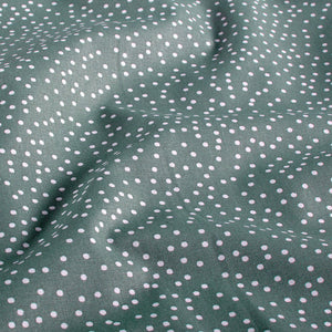 Poplin Bumbac Imprimat Dots Steel Blue