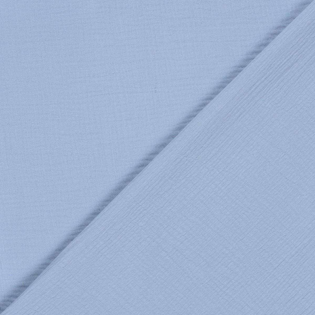 Double Gauze Baby Blue - Lametru.ro