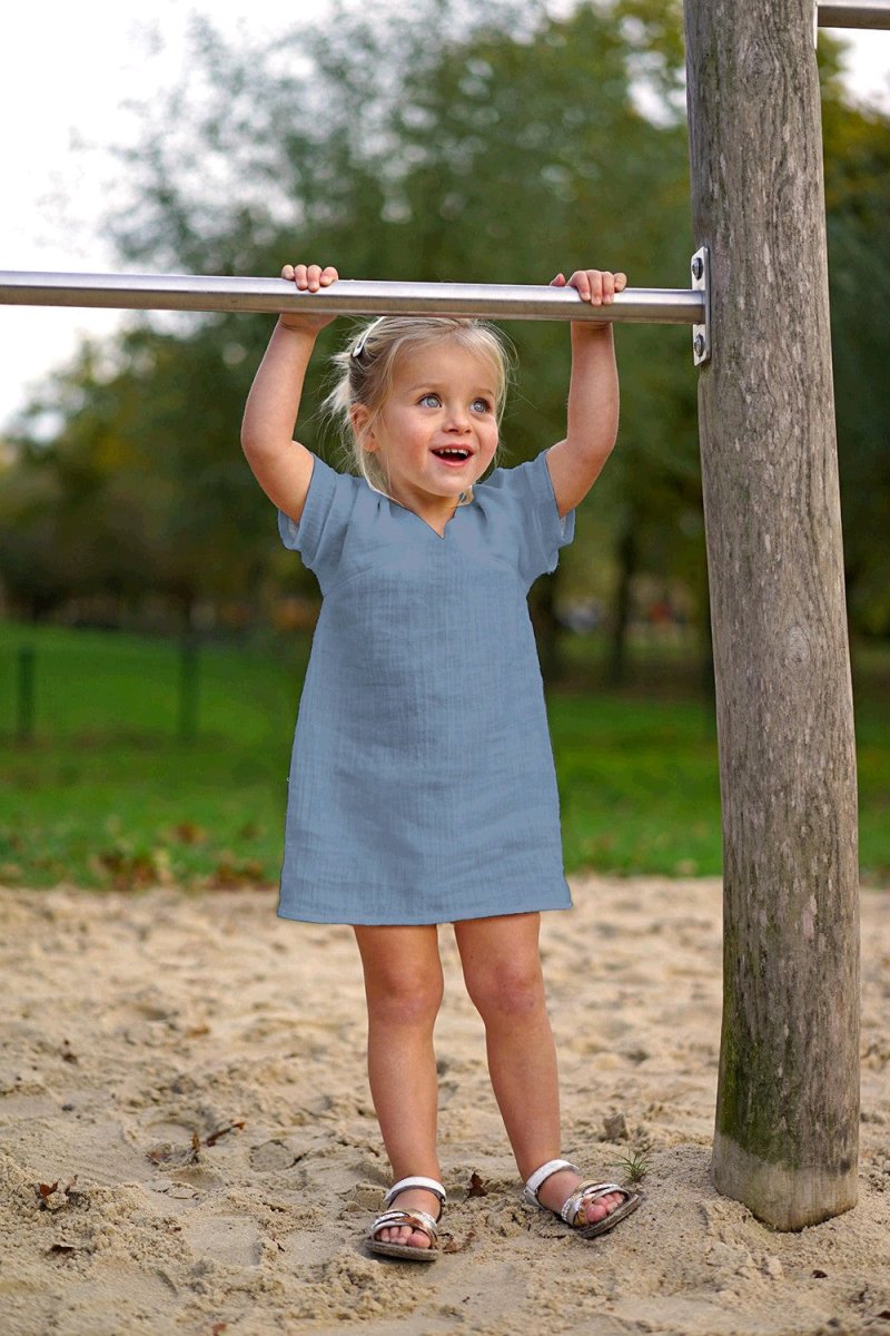 Double Gauze Baby Blue - Lametru.ro