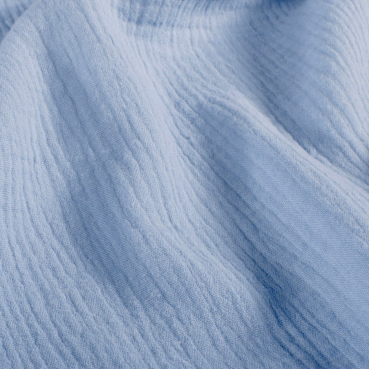 Double Gauze Baby Blue - Lametru.ro
