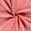 Poplin Bumbac Gingham Red 5 mm