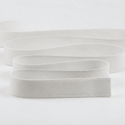 Elastic 25 mm, Elastic Mai Dur - Alb - Lametru.ro - Elastic