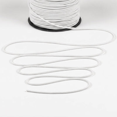 Elastic Rotund 4 mm Alb - Rola 50 m - Lametru.ro - Elastic