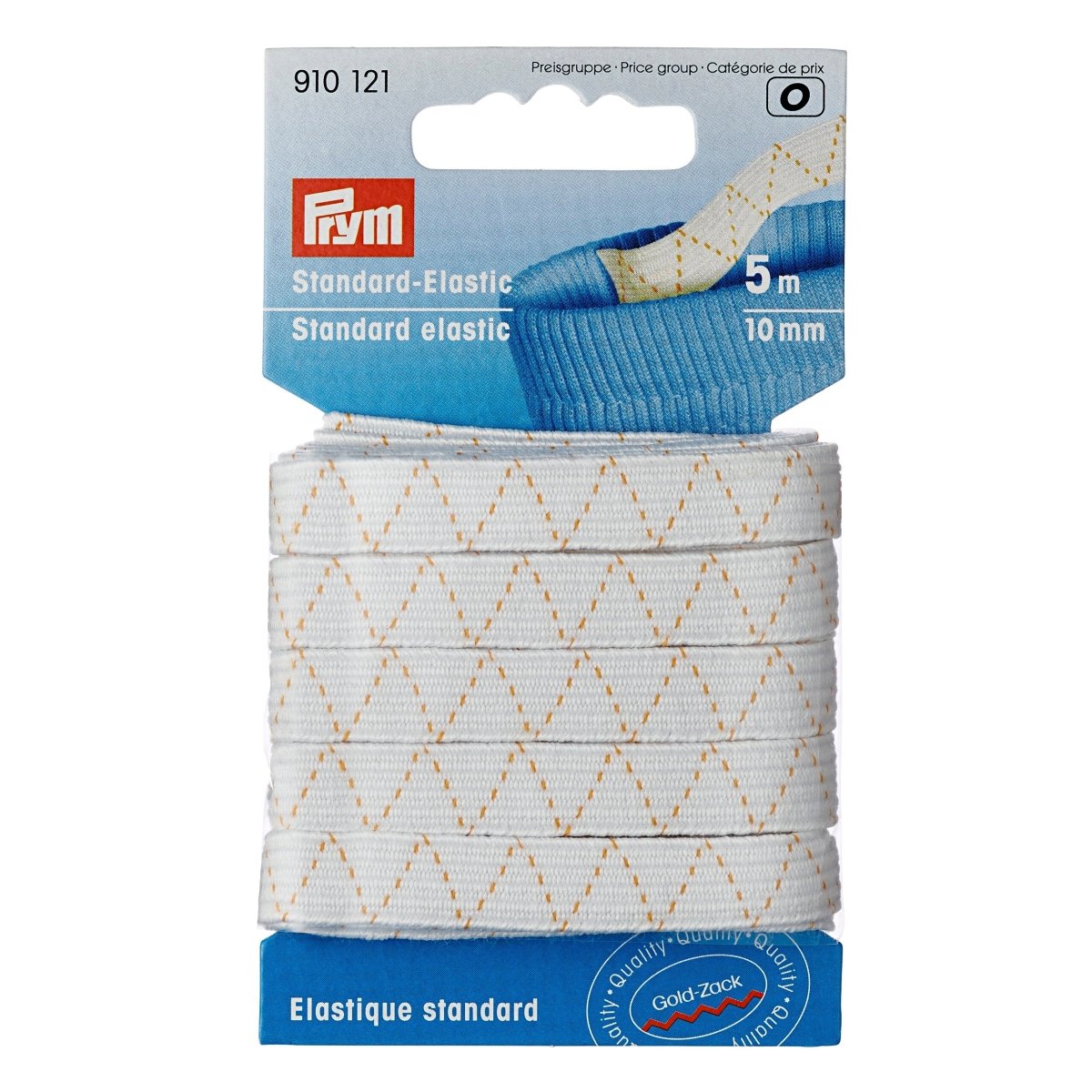 Elastic Standard Alb 10 mm Prym - 5 m - Lametru.ro - Elastic