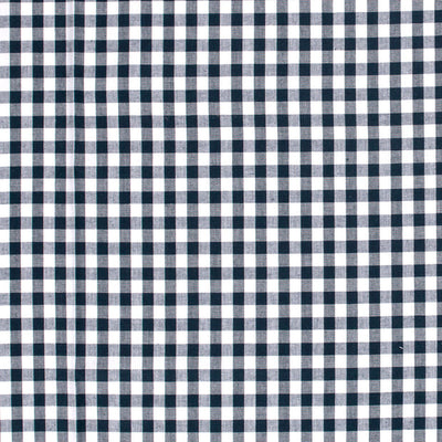 Poplin Bumbac Gingham Navy 5 mm