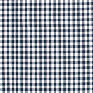 Poplin Bumbac Gingham Navy 5 mm