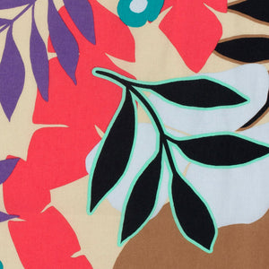 Bumbac Satinat Imprimat Abstract Dark Red