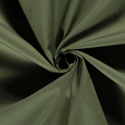 Poplin Bumbac Khaki Green