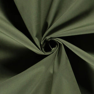 Poplin Bumbac Khaki Green