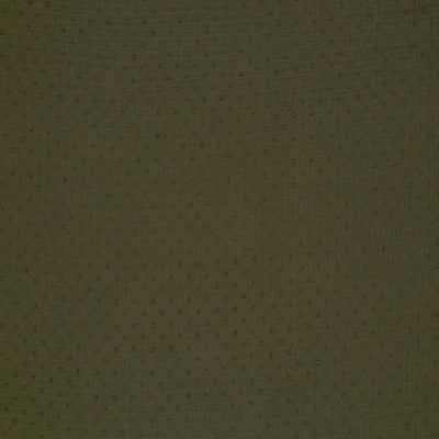 Muselina Dubla Dobby Dots Khaki Green