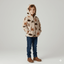Fleece Sherpa Jacquard Dinozauri Bej - Lametru.ro - Sherpa