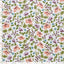 French Terry Printed Flowers Off White - Lametru.ro