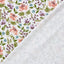 French Terry Printed Flowers Off White - Lametru.ro