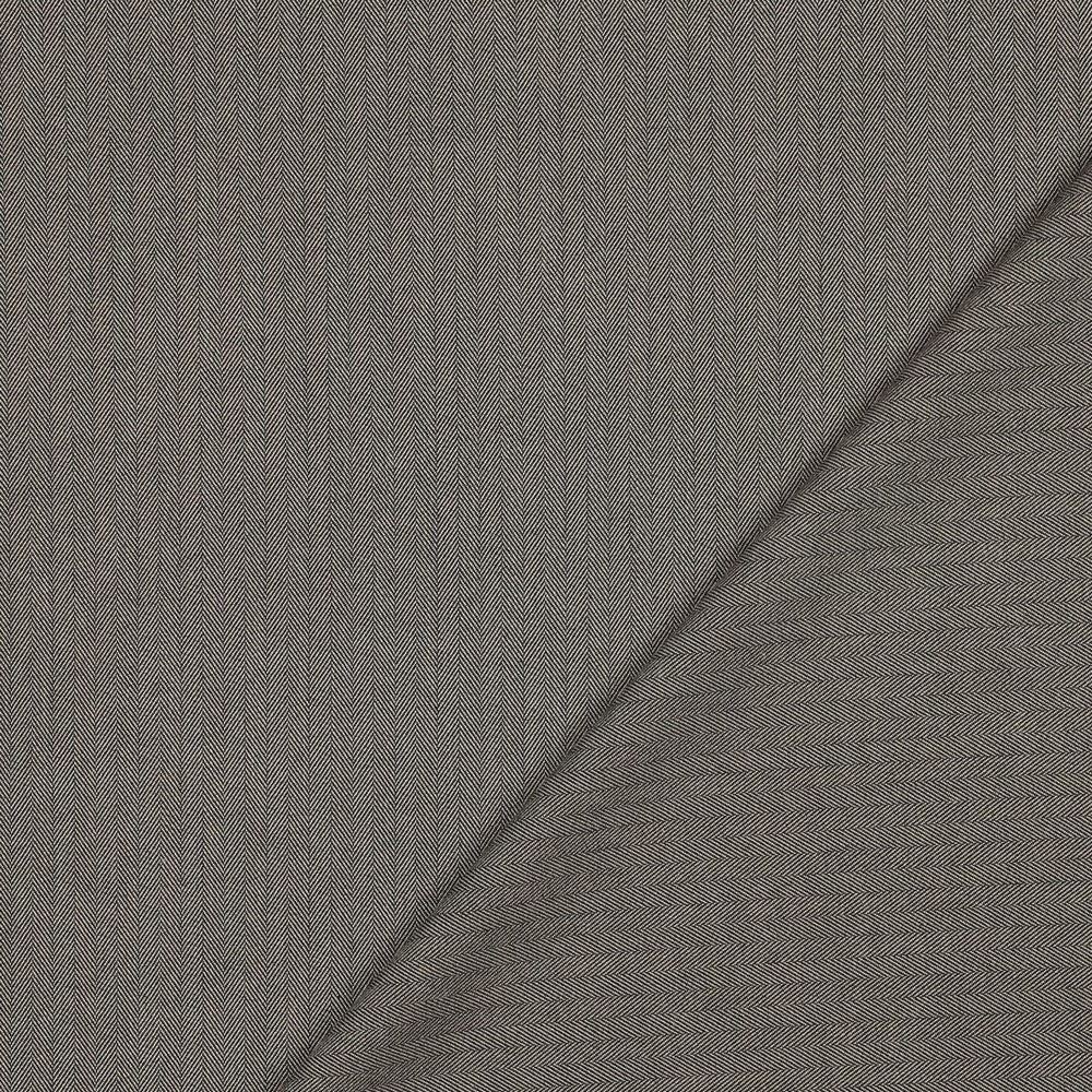 Herringbone Suiting Taupe 6mm - Lametru.ro