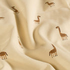 Jerse Bumbac Imprimat Girafe Bej
