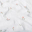 Jerse Bumbac Pointelle Flori Alb Murdar - Lametru.ro - Jerse Bumbac Pointelle