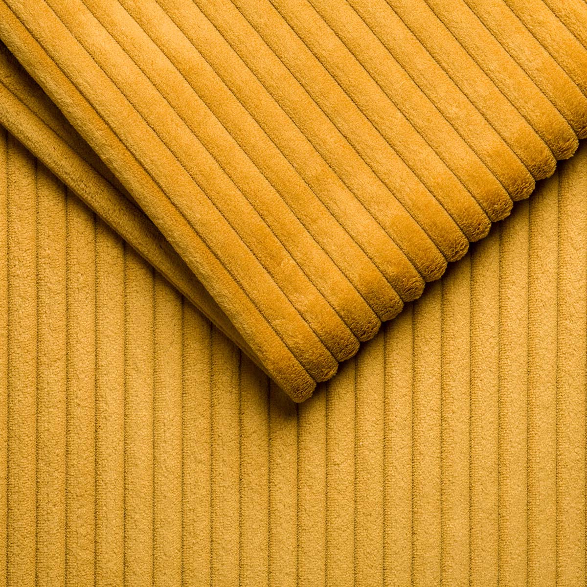 Material Stofa Tapiterie Tip Catifea Reiata - Zoom New 9 Mustar - Lametru.ro - Catifea Reiata Tapiterie
