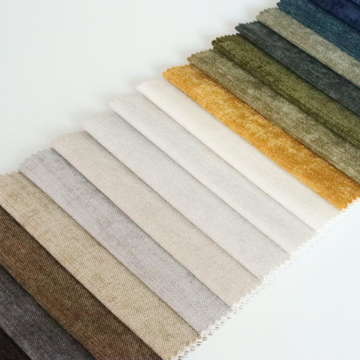 Material Stofa Tapiterie Tip Chenille - Flow 14 Olive - Lametru.ro - Chenille Tapiterie