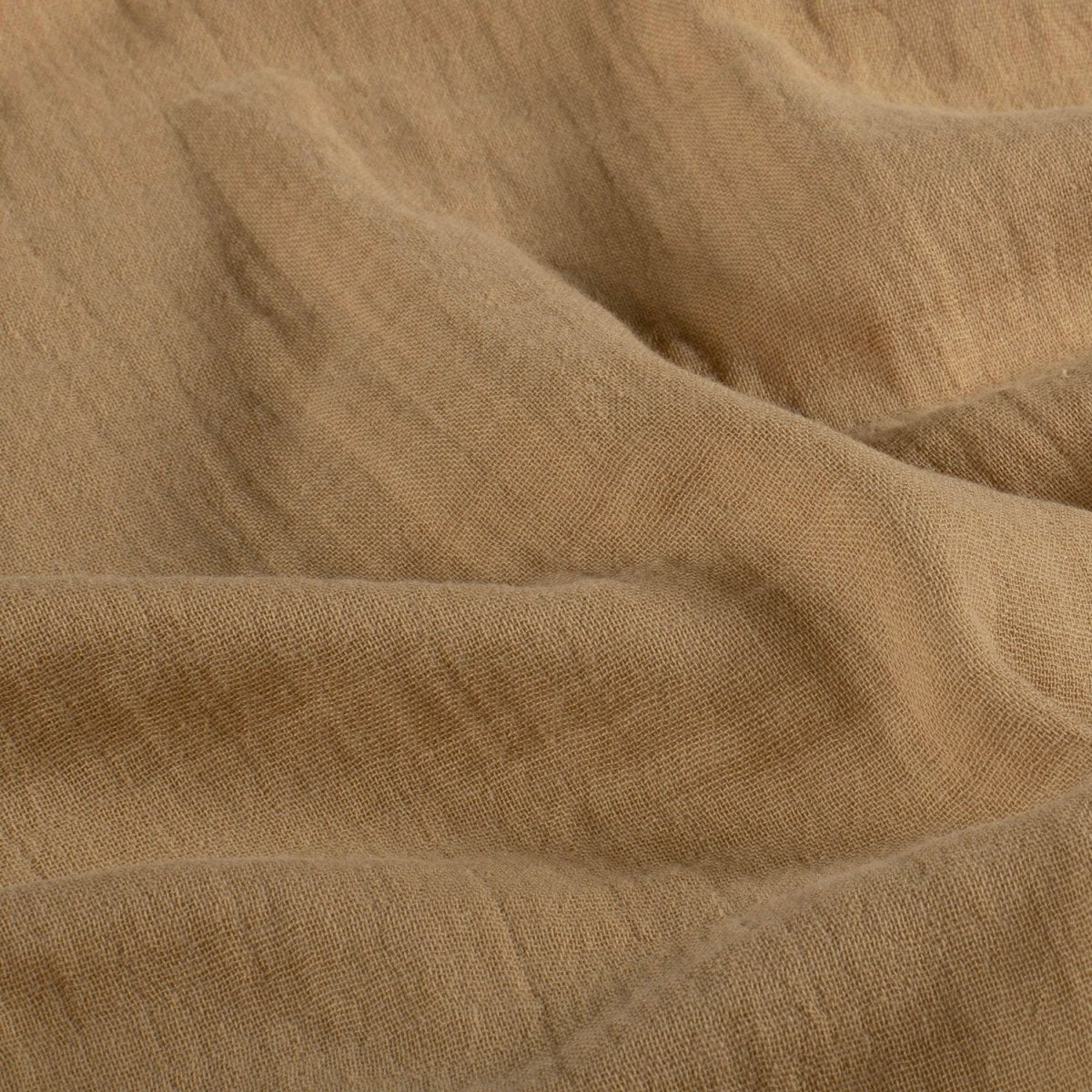 Muselina Dubla din Bumbac Camel - Lametru.ro - Muselina Uni