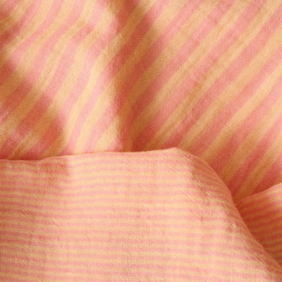 Muselina Dungi Cu Doua Fete Sorbet / Pepene Galben - Lametru.ro - Muselina Imprimata