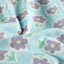 Muselina Imprimata Cu Flori Albastru Gheată - Lametru.ro - Muselina Imprimata