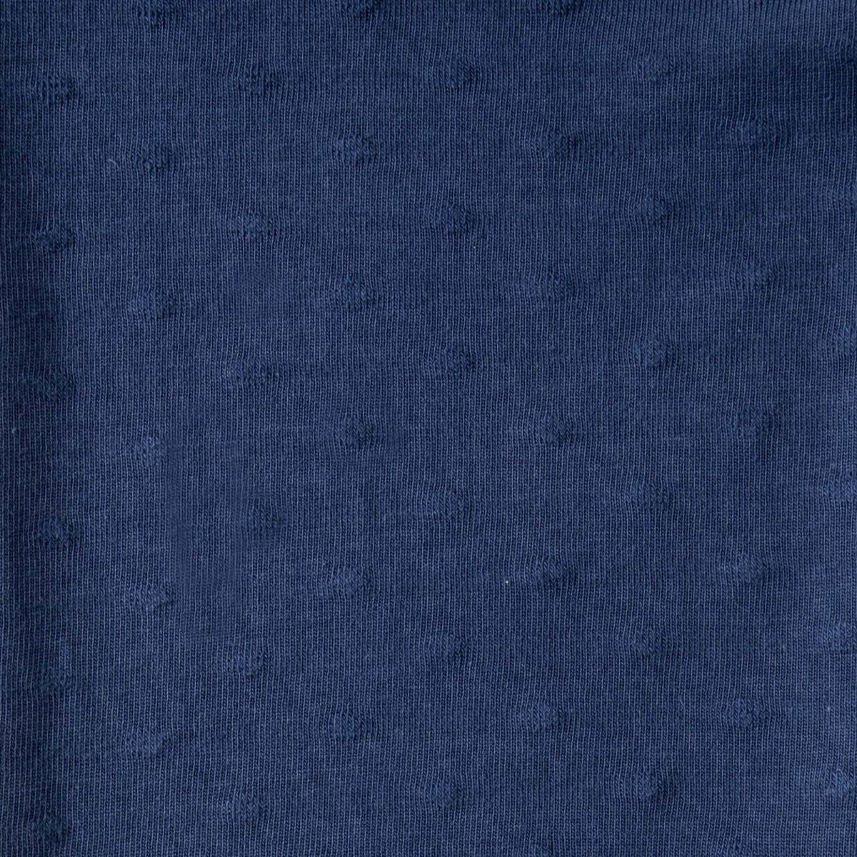 Polka Dot Textured Jersey Indigo - Lametru.ro