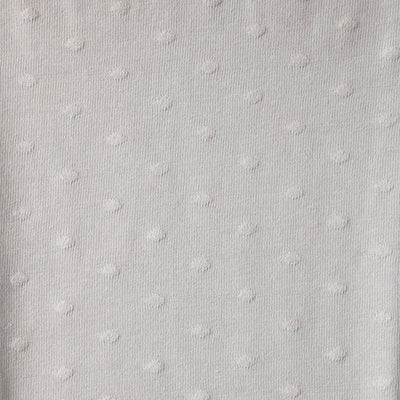 Polka Dot Textured Jersey Light Gray - Lametru.ro