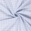Poplin Bumbac Gingham Baby Blue 10 mm - Lametru.ro - Poplin Bumbac Gingham