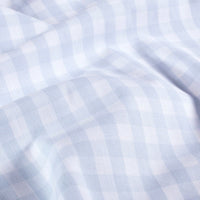 Poplin Bumbac Gingham Baby Blue 10 mm