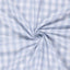 Poplin Bumbac Gingham Baby Blue 20 mm - Lametru.ro - Poplin Bumbac Gingham
