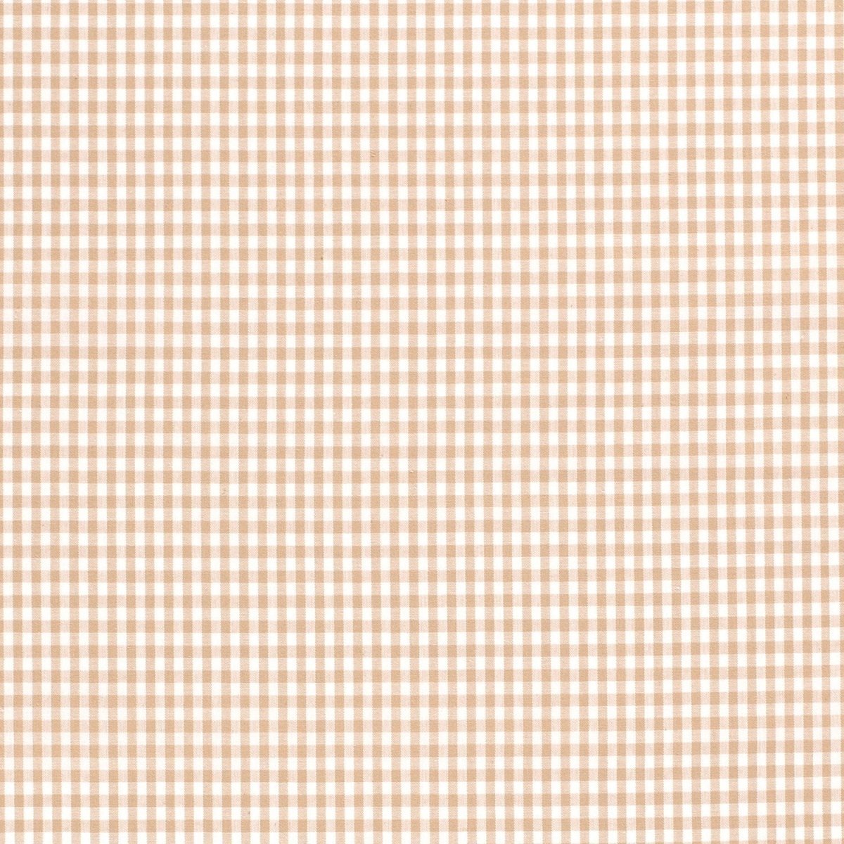 Poplin Bumbac Gingham Camel 5 mm - Lametru.ro - Poplin Bumbac Gingham