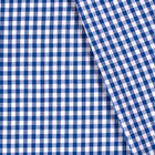 Poplin Bumbac Gingham Cobalt 10 mm