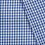 Poplin Bumbac Gingham Cobalt 10 mm - Lametru.ro - Poplin Bumbac Gingham