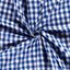 Poplin Bumbac Gingham Cobalt 20 mm - Lametru.ro - Poplin Bumbac Gingham