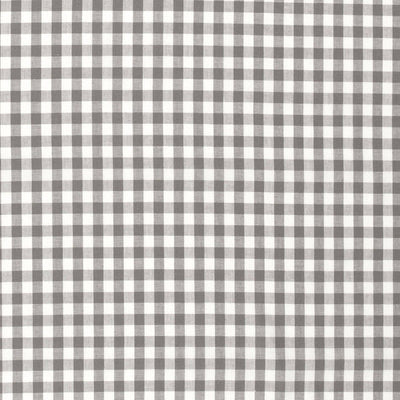 Poplin Bumbac Gingham Gri Închis 10 mm - Lametru.ro - Poplin Bumbac Gingham