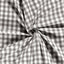 Poplin Bumbac Gingham Gri Închis 20 mm - Lametru.ro - Poplin Bumbac Gingham
