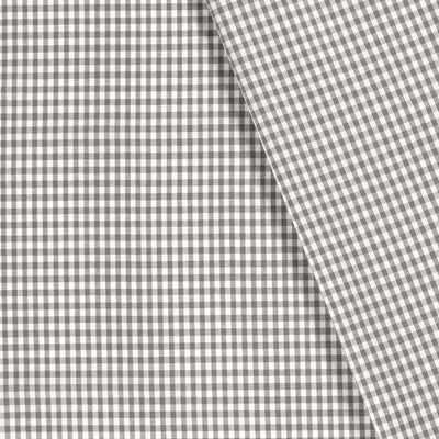 Poplin Bumbac Gingham Gri Închis 5 mm - Lametru.ro - Poplin Bumbac Gingham