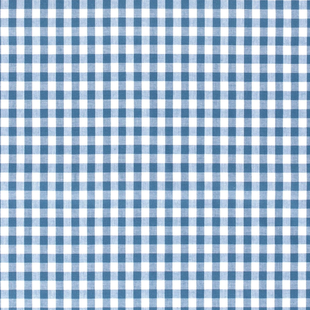 Poplin Bumbac Gingham Indigo 10 mm - Lametru.ro - Poplin Bumbac Gingham