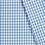 Poplin Bumbac Gingham Indigo 10 mm - Lametru.ro - Poplin Bumbac Gingham