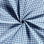 Poplin Bumbac Gingham Indigo 10 mm - Lametru.ro - Poplin Bumbac Gingham