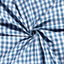 Poplin Bumbac Gingham Indigo 20 mm - Lametru.ro - Poplin Bumbac Gingham