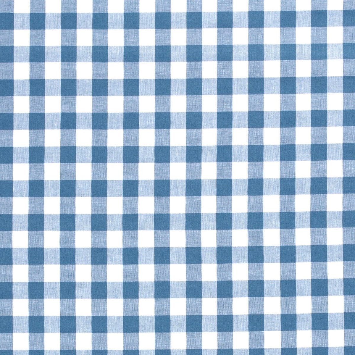 Poplin Bumbac Gingham Indigo 20 mm - Lametru.ro - Poplin Bumbac Gingham
