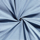 Poplin Bumbac Gingham Indigo 5 mm