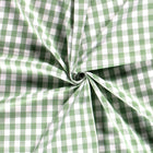 Poplin Bumbac Gingham Mentă 20 mm