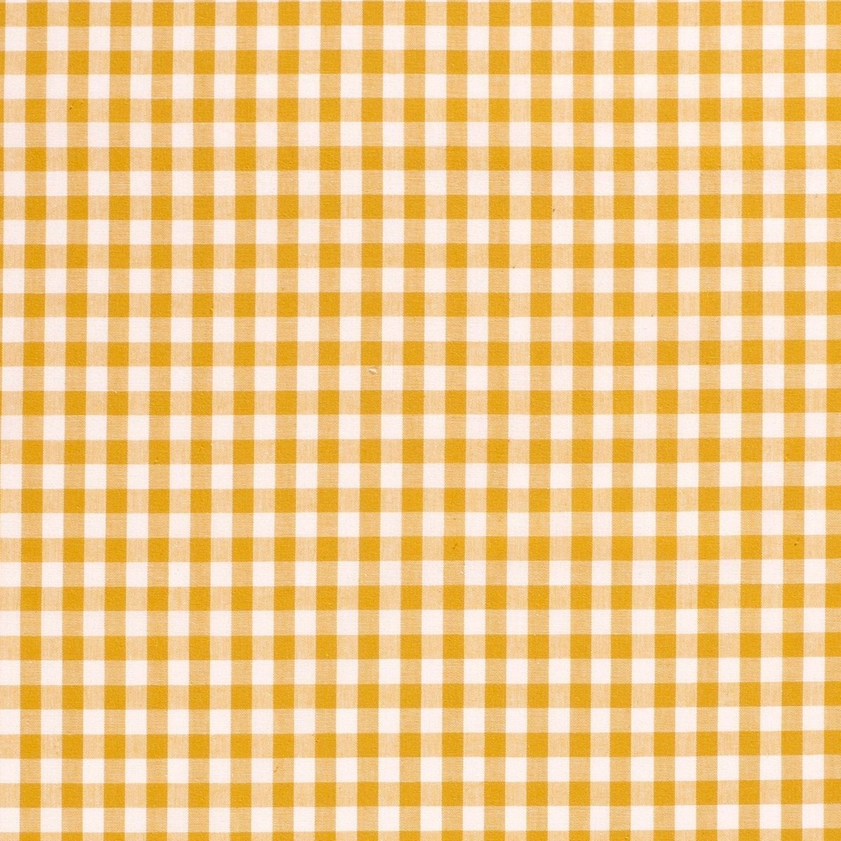 Poplin Bumbac Gingham Ocru 10 mm - Lametru.ro - Poplin Bumbac Gingham