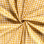 Poplin Bumbac Gingham Ocru 10 mm - Lametru.ro - Poplin Bumbac Gingham