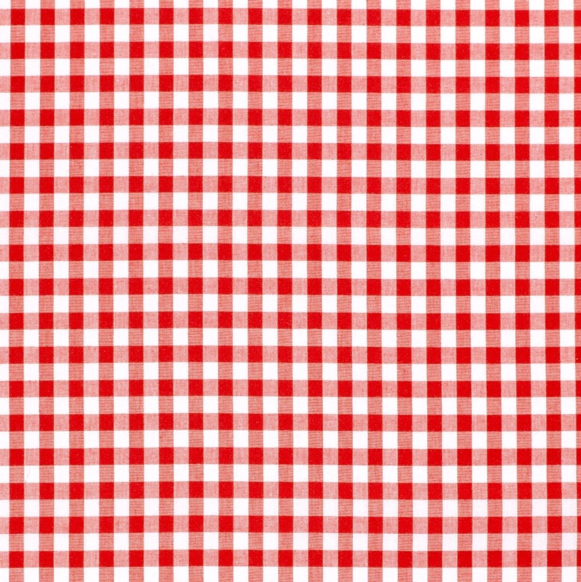Poplin Bumbac Gingham Roșu 10 mm - Lametru.ro - Poplin Bumbac Gingham